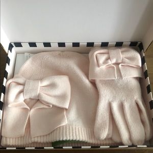 Kate Spade Hat and Glove Set